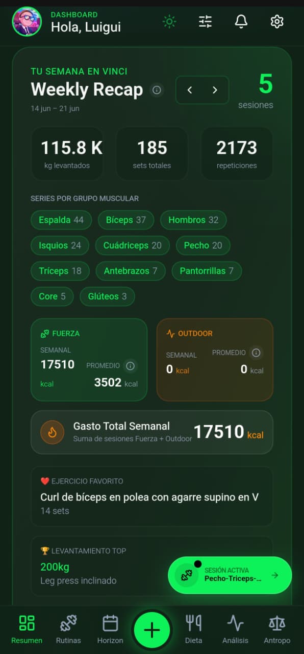 Interfaz de Control para el Atleta
